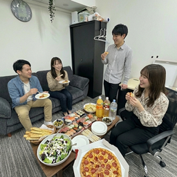 週1回のフリーランチの風景